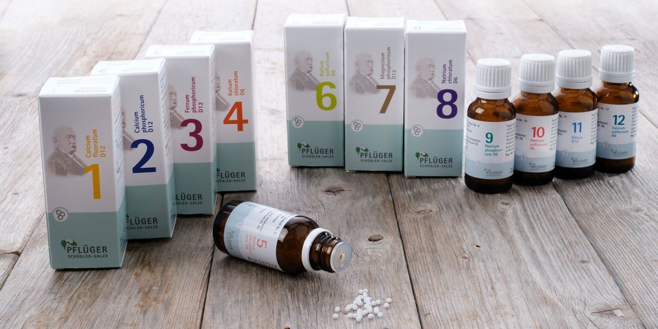 Schüßler-Salze von Pflüger
