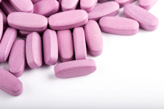 Selen Überdosierung Tabletten lila rosa