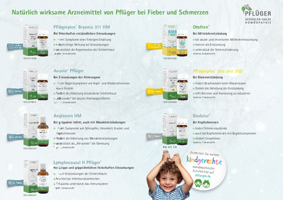 Natürlich wirksame Arzneimittel von Pflüger bei Fieber und Schmerzen PDF