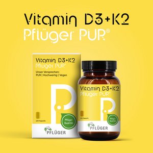 1345 Produktabbildung Pflüger PUR Vitamin D3+K2